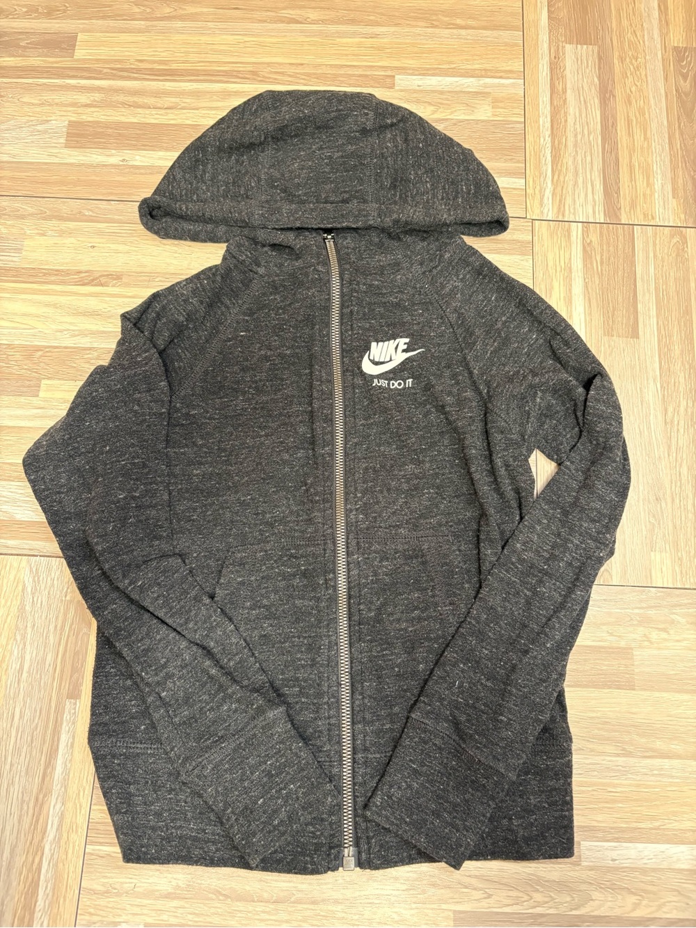Nike Dark Gray Heather Full-Zip Hoodie
